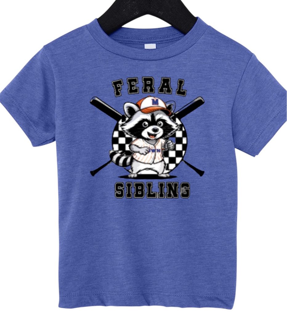MTOWN Feral Sibling Cotton Blend Tee-Toddler