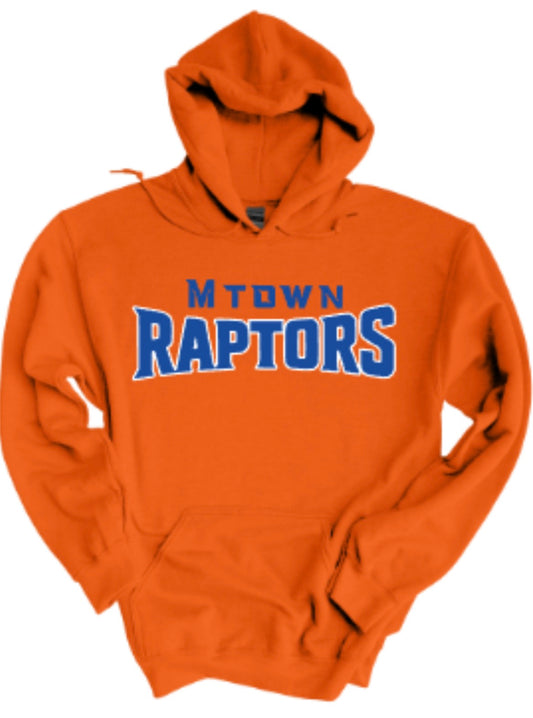 MTOWN Raptors Fleece Hooded Sweatshirt