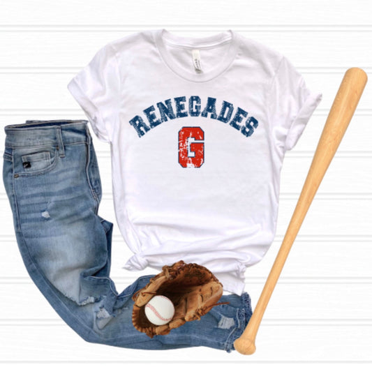 Golfmoor Renegades Base Hit Softstyle Tee