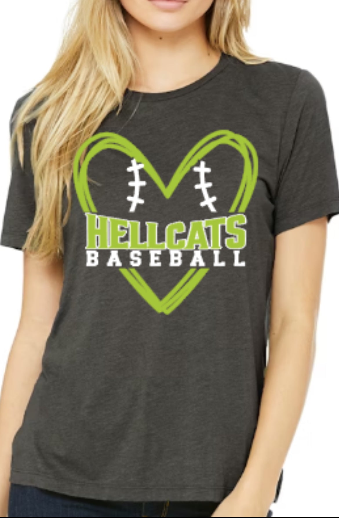 HELLCATS Heart Women's Relaxed Short-Sleeve T-Shirt