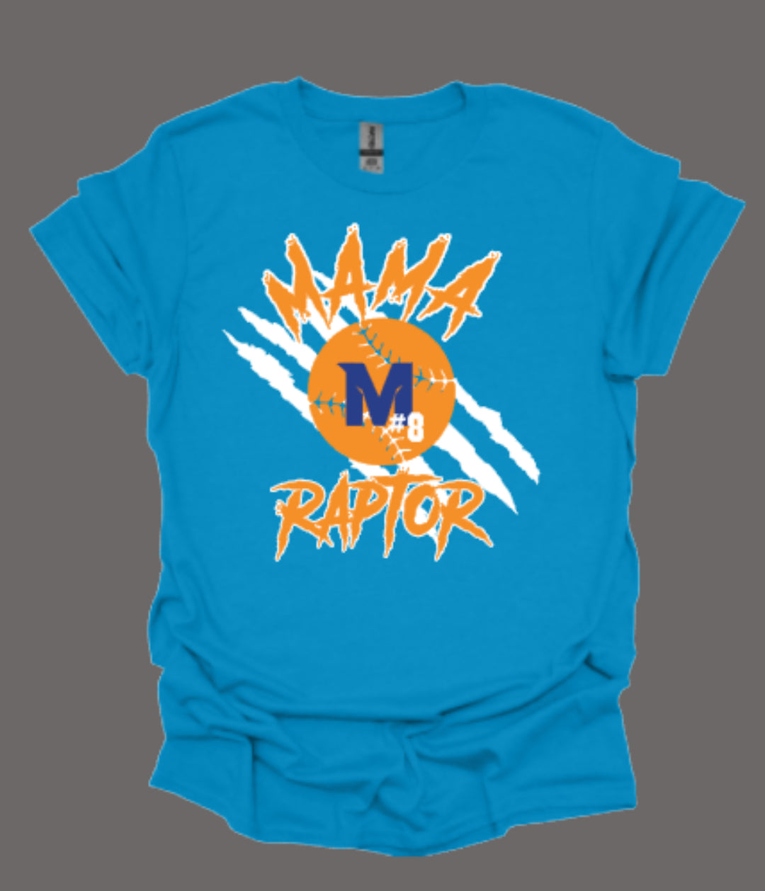 MTOWN Mama Raptor Sapphire Softstyle Tee