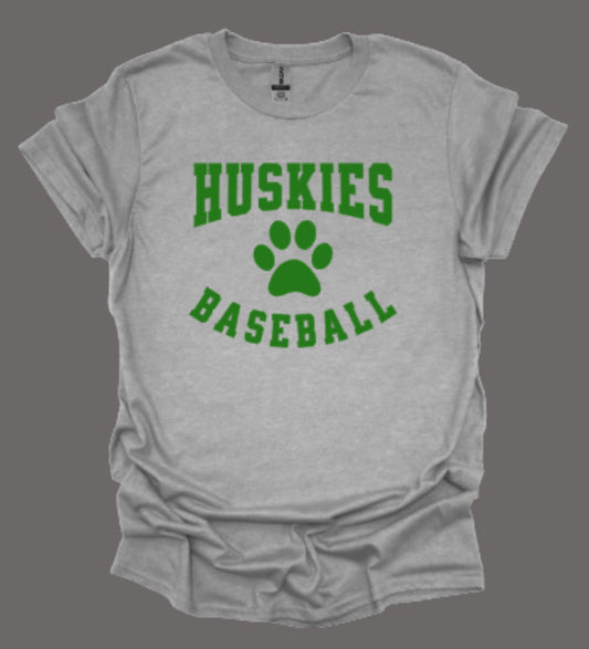 Huskies Baseball Double Play Softstyle Tee
