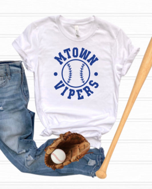 MTOWN Vipers Fastball Softstyle Tee