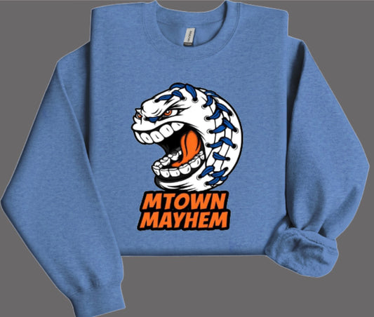 MTOWN Mayhem Logo Crewneck Sweatshirt