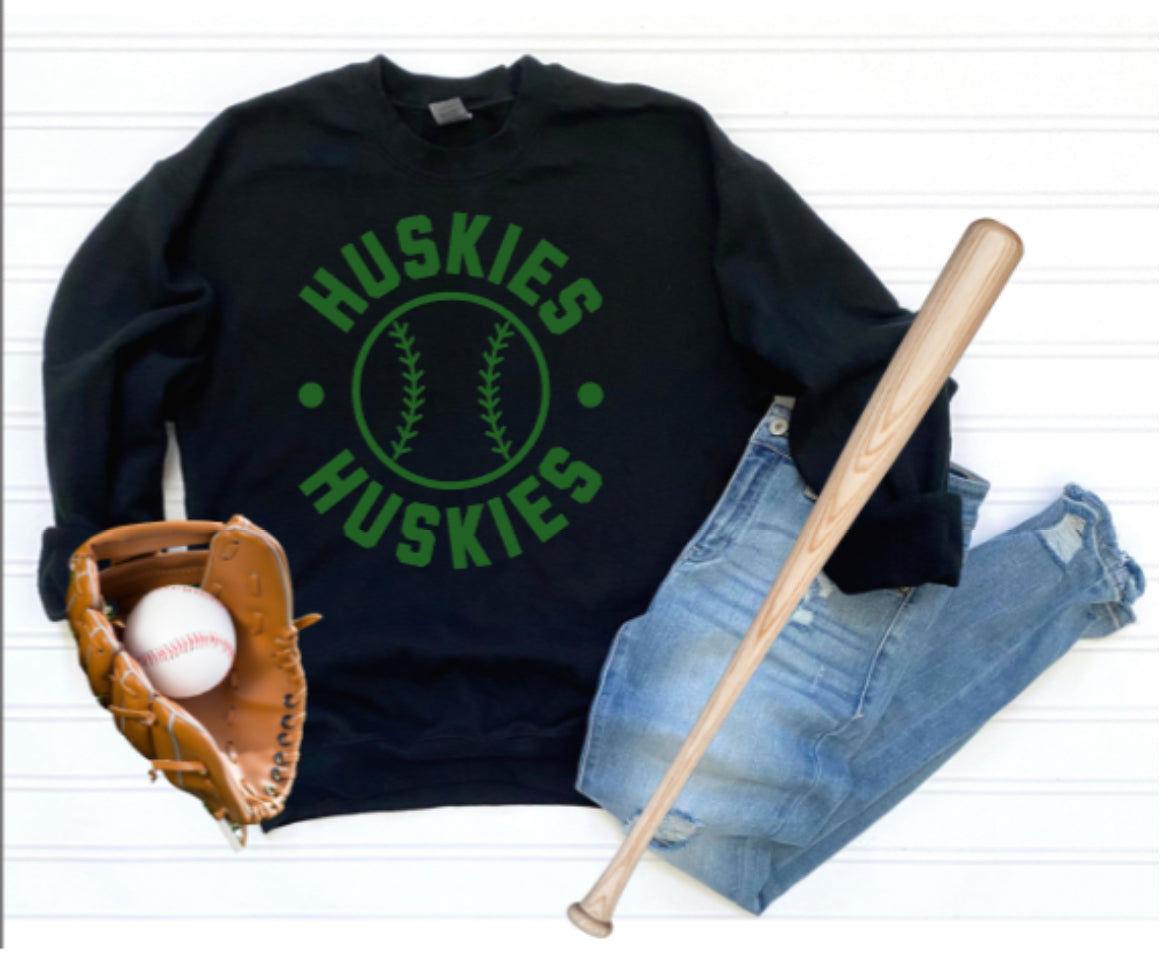 Huskies Fastball Crewneck Sweatshirt