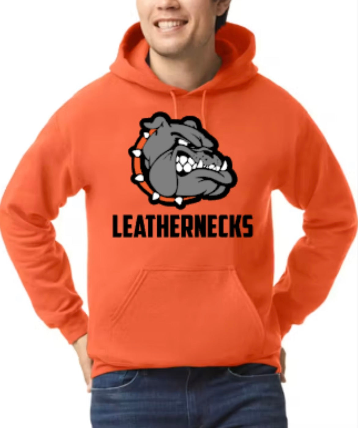 Leathernecks Logo Unisex Heavy Blend™ 50/50 Hoodie