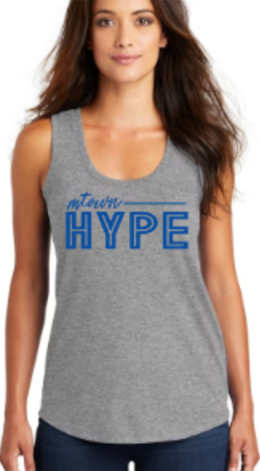 MTOWN Hype Straightaway Women's Perfect Tri Racerback Tank