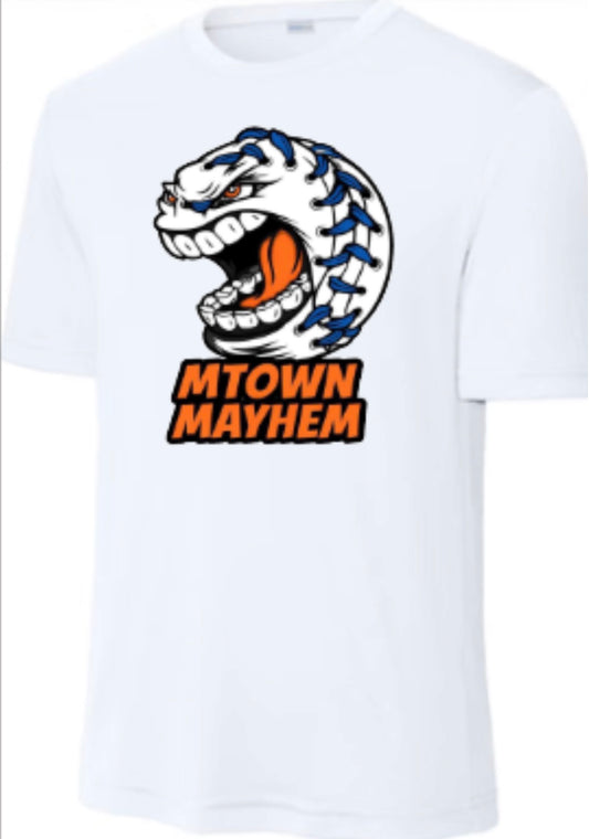 MTOWN Mayhem Logo Performance Tee