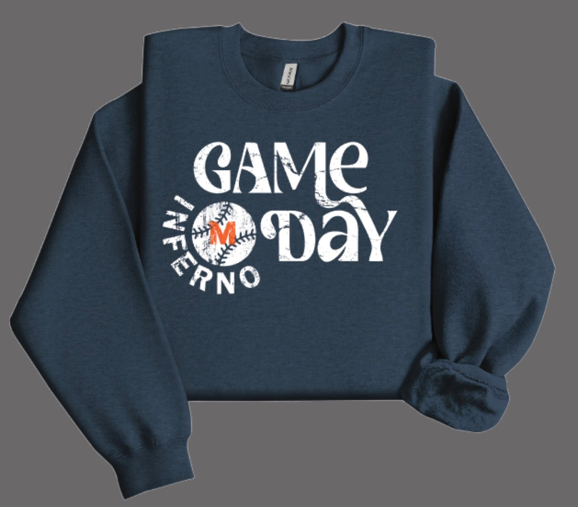 MTOWN Inferno Game Day Crewneck Sweatshirt