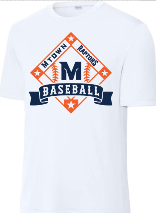 Raptors Baseball Diamond Performance Tee