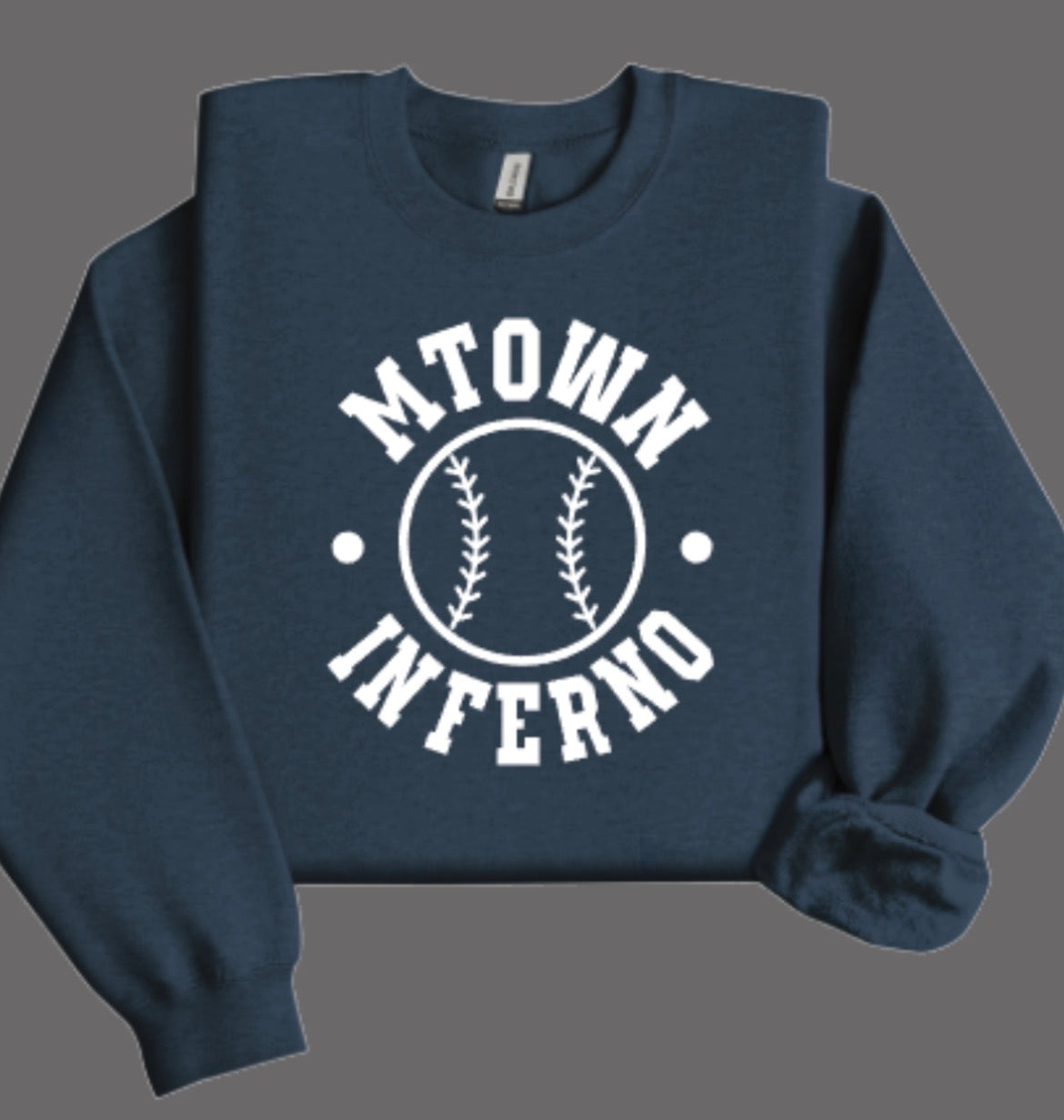 MTOWN Inferno Fastball Crewneck Sweatshirt