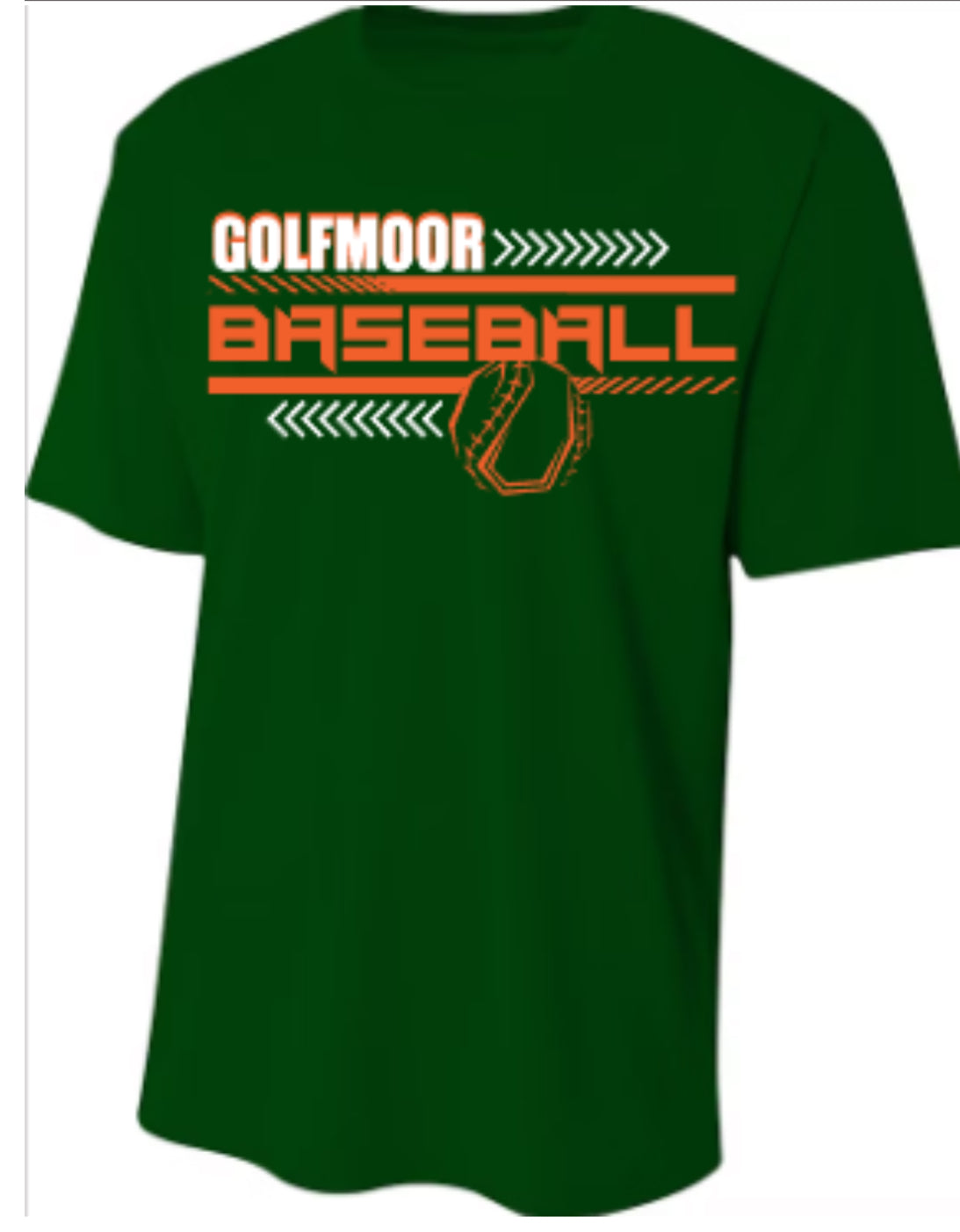 GOLFMOOR Baseball Cooling Performance T-Shirt