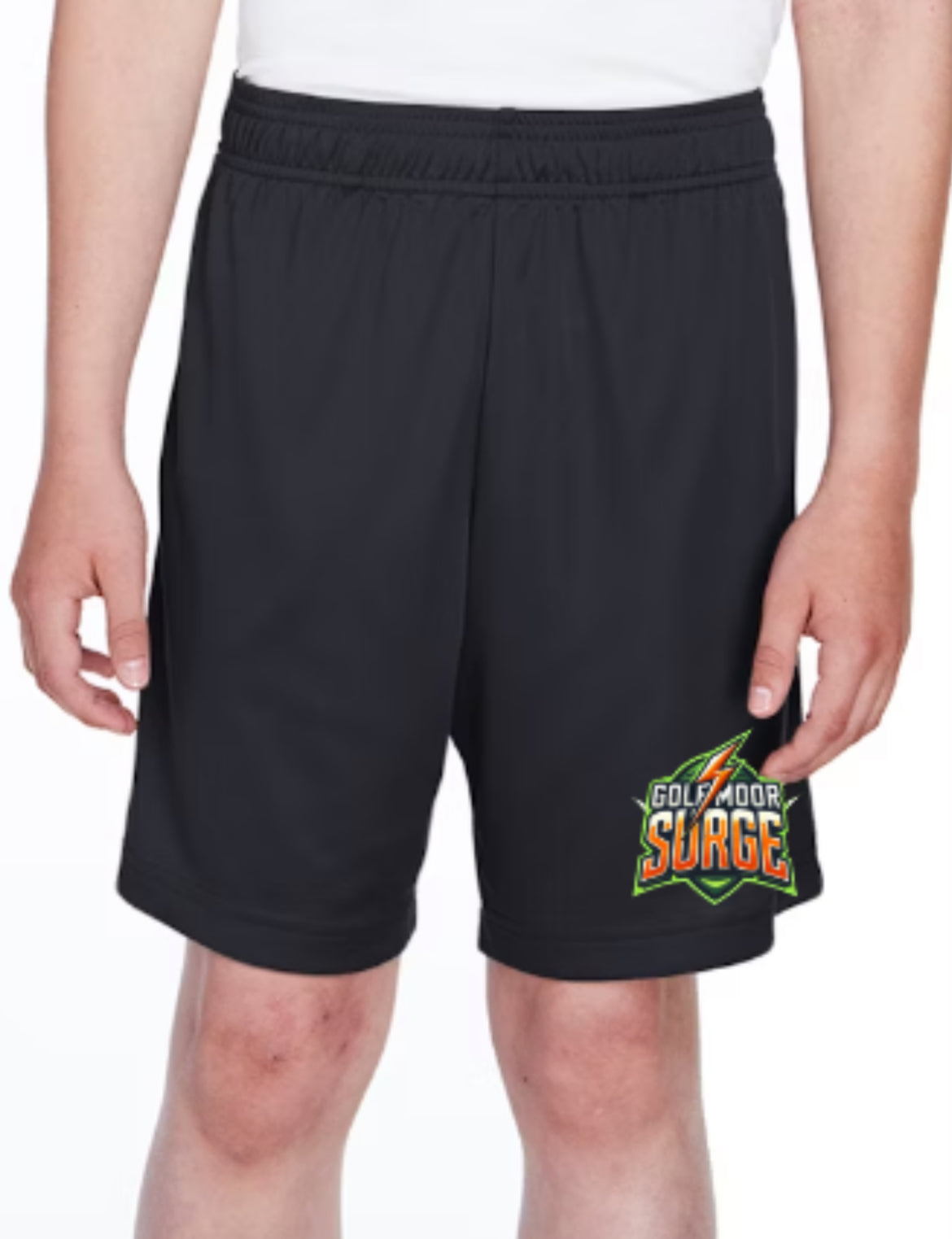 SURGE Logo Youth Zone Performance Short with Pockets
