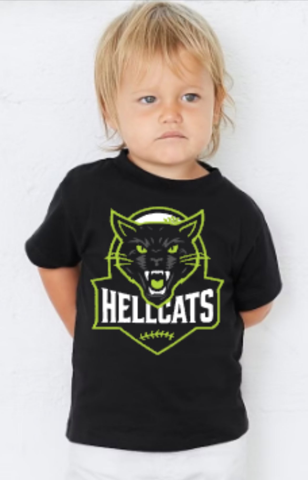 HELLCATS Logo Infant/Toddler Tee-Black
