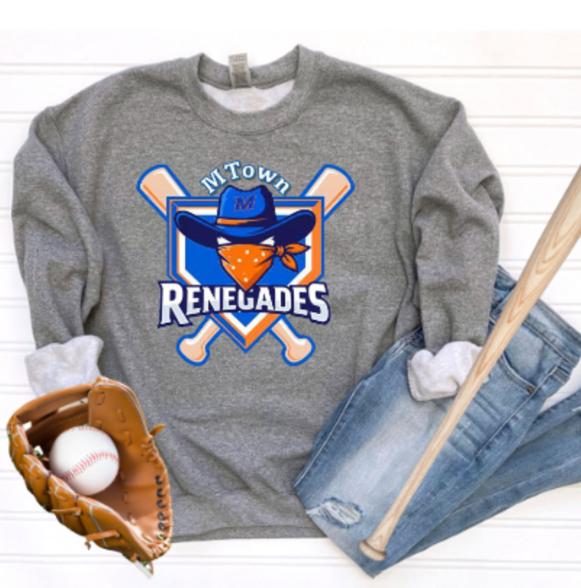 RENEGADES Logo Fleece Unisex Crewneck Sweatshirt