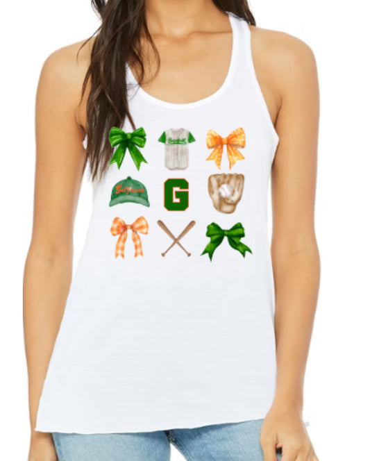 GOLFMOOR Coquette Ladies' Flowy Racerback Tank