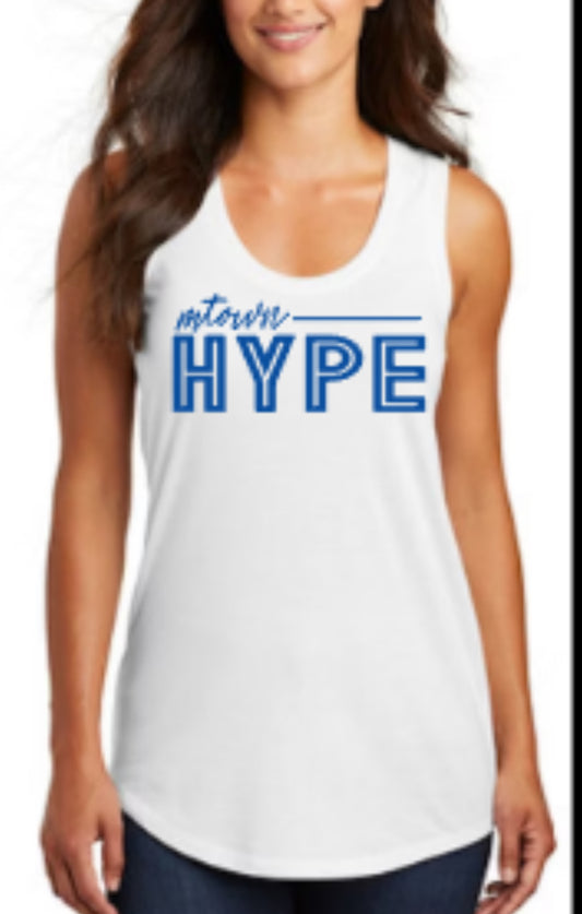 MTOWN Hype Straightaway Women's Perfect Tri Racerback Tank