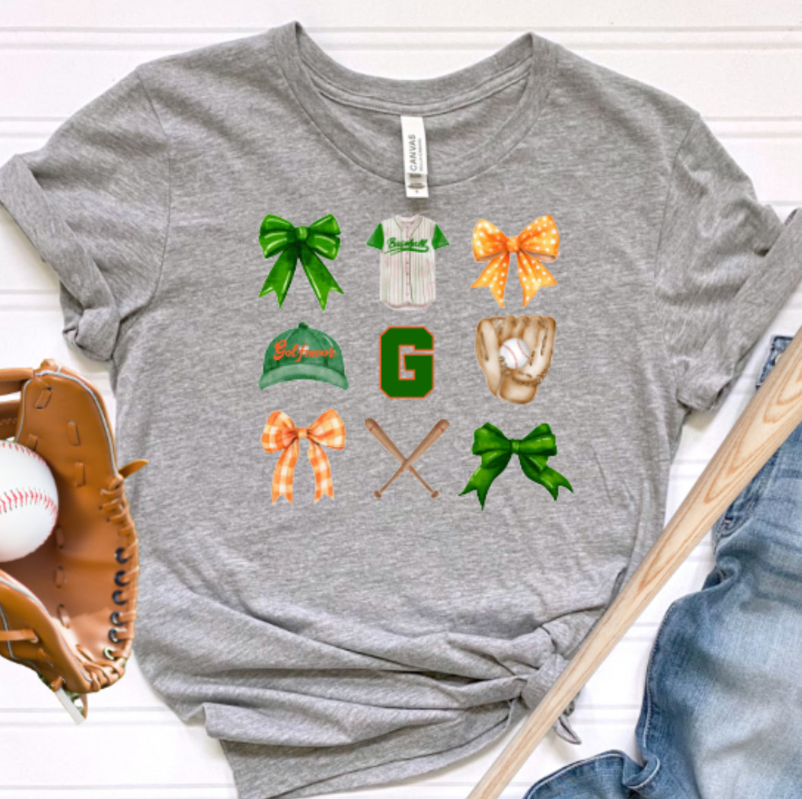 Golfmoor Baseball Coquette Softstyle Tee