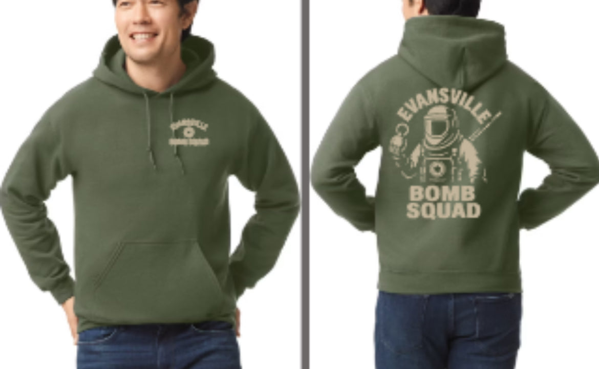 Evansville Bomb Squad Fleece Hooded Sweatshirt