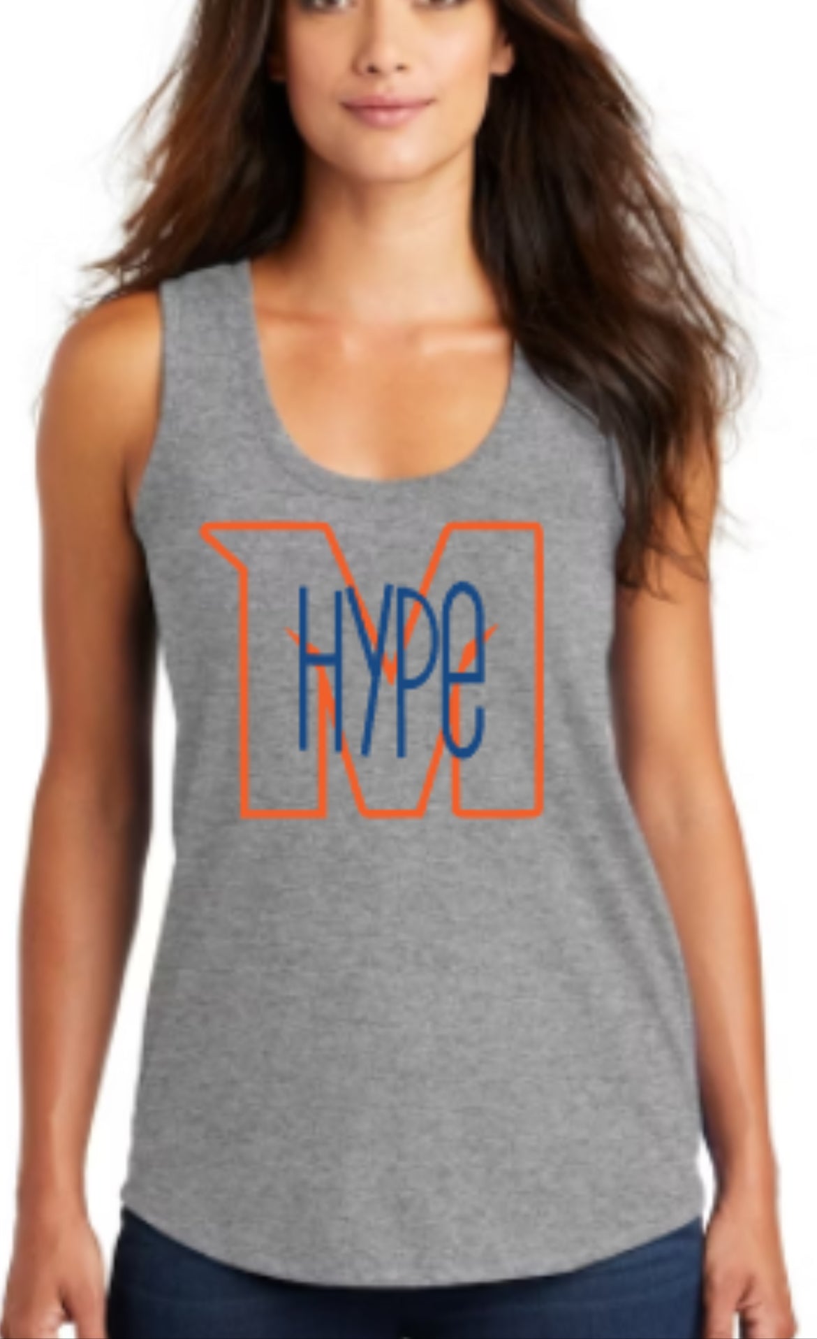 MTOWN Hype Bullpen Women's Perfect Tri Racerback Tank