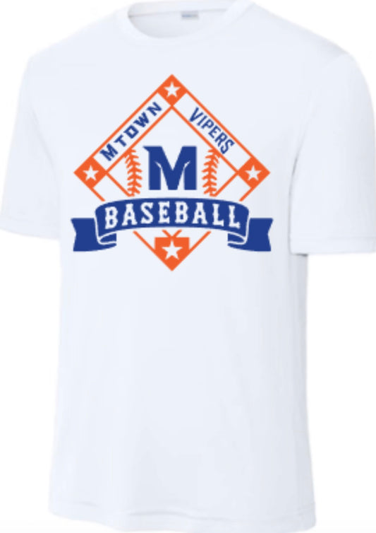Vipers Baseball Diamond Performance Tee
