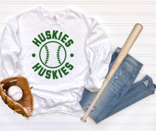 Huskies Fastball Crewneck Sweatshirt