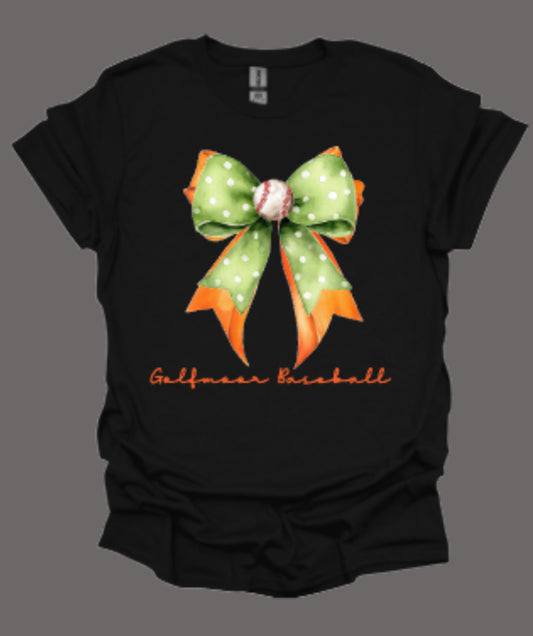 GOLFMOOR Baseball Coquette Bow Softstyle Tee
