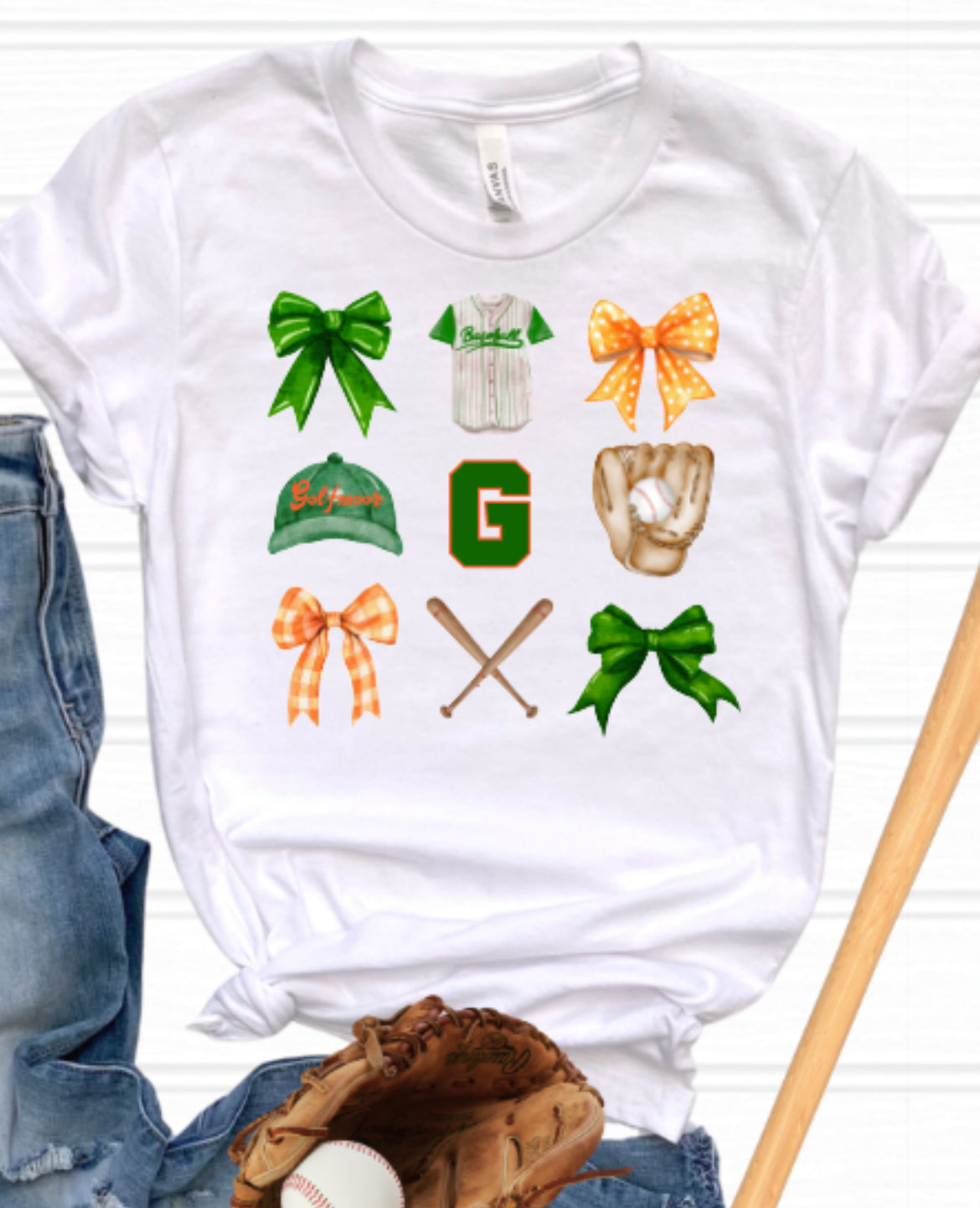 Golfmoor Baseball Coquette Softstyle Tee