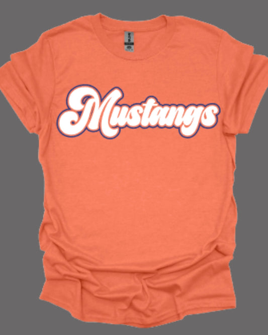 Mustangs Scholar Softstyle Tee