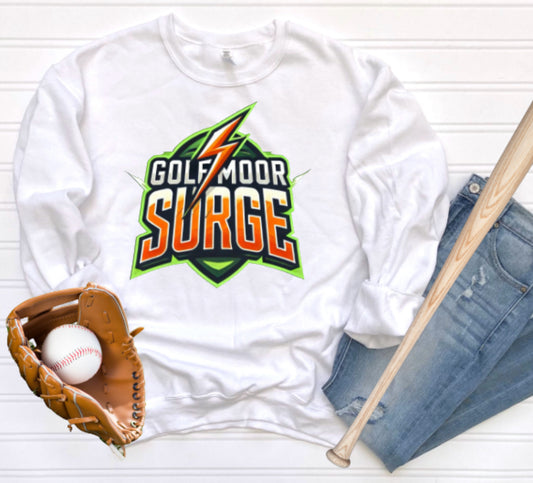 SURGE Logo Fleece Unisex Crewneck Sweatshirt