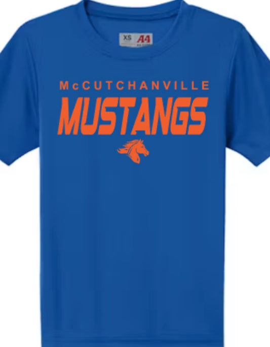 McCutchanville Mustangs Cooling Performance Tee