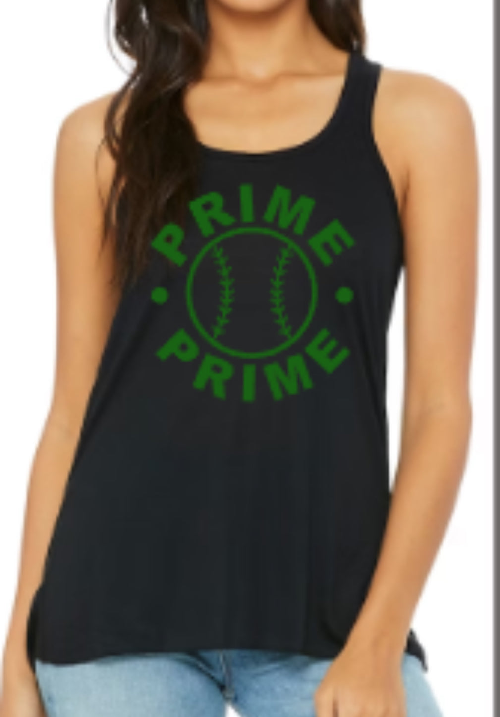 PRIME Fastball Ladies' Flowy Racerback Tank