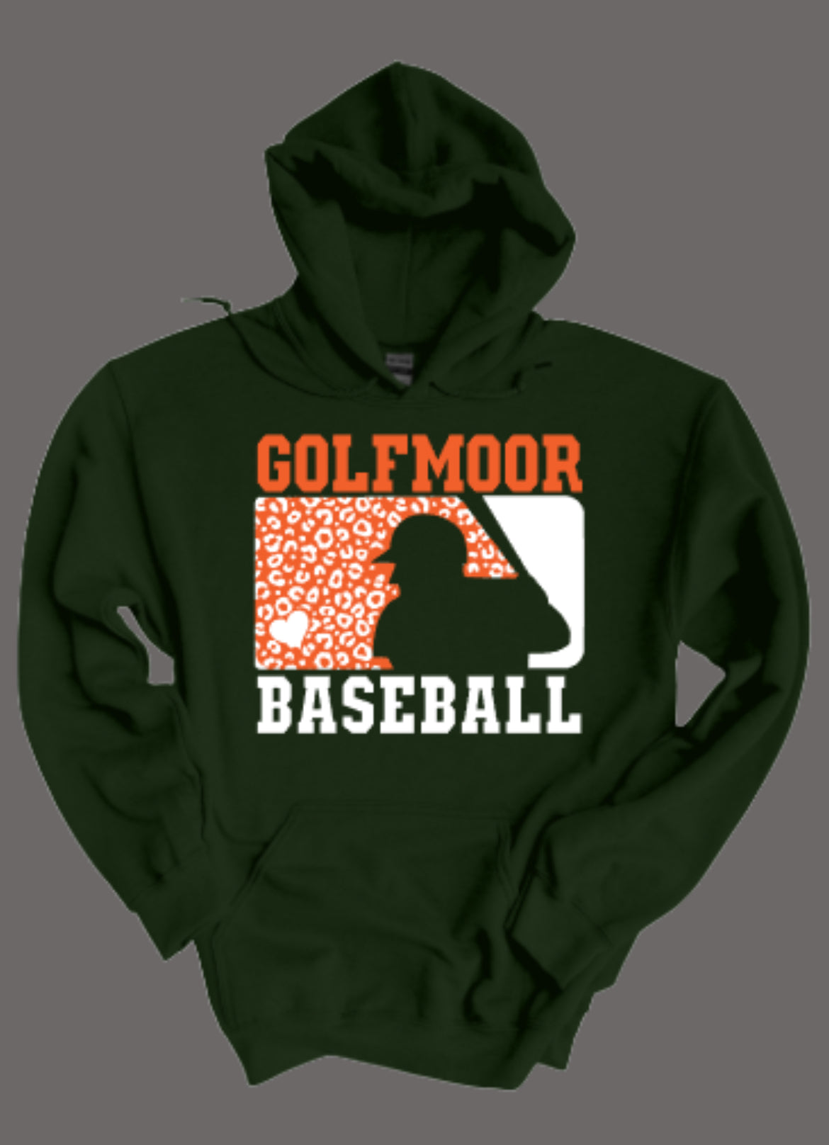GOLFMOOR BASEBALL Major League Fleece Hooded Sweatshirt