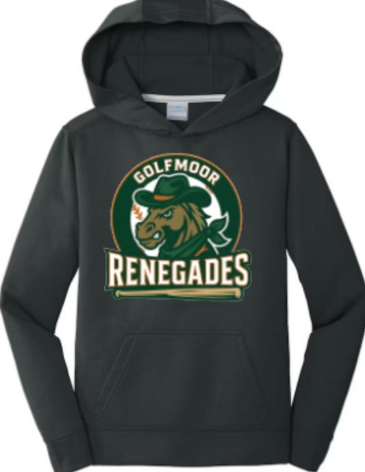 RENEGADES Logo Performance Fleece Pullover Hooded Sweatshirt