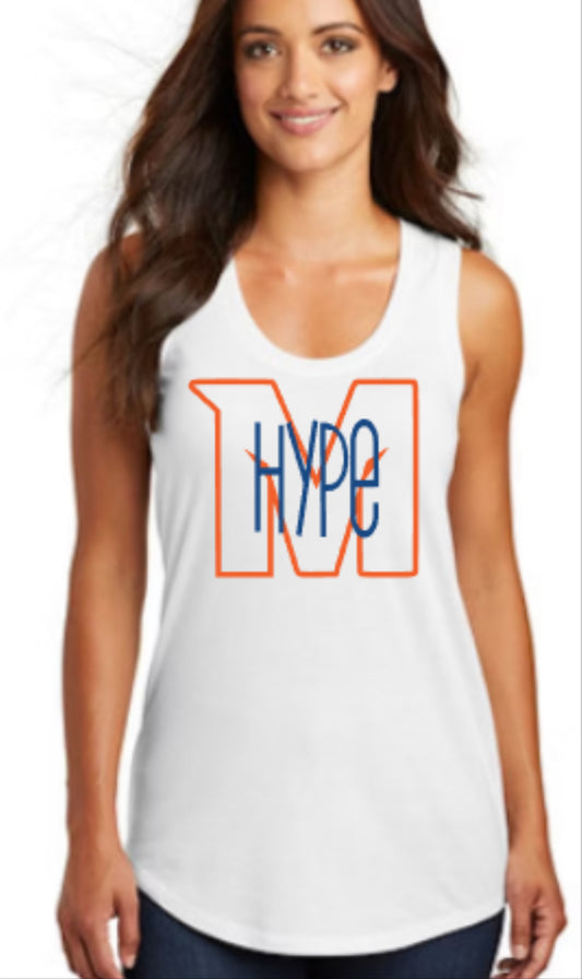 MTOWN Hype Bullpen Women's Perfect Tri Racerback Tank