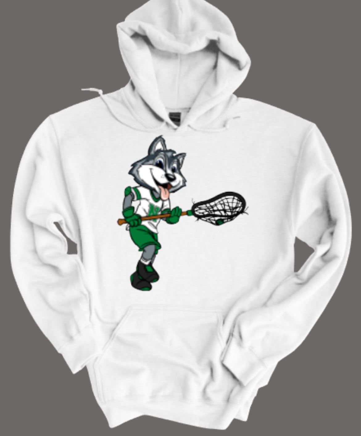 NORTH LACROSSE Mascot Hooded Sweatshirt