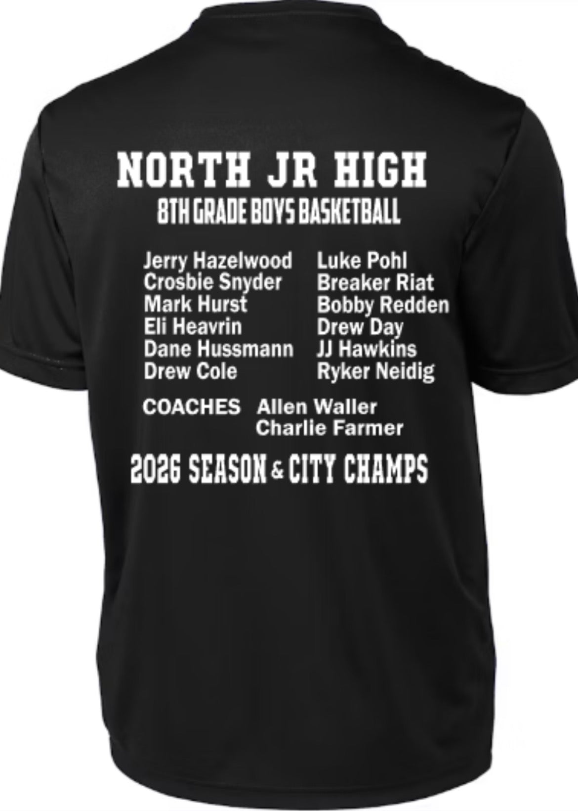 NJHS Basketball City Champs Performance Tee