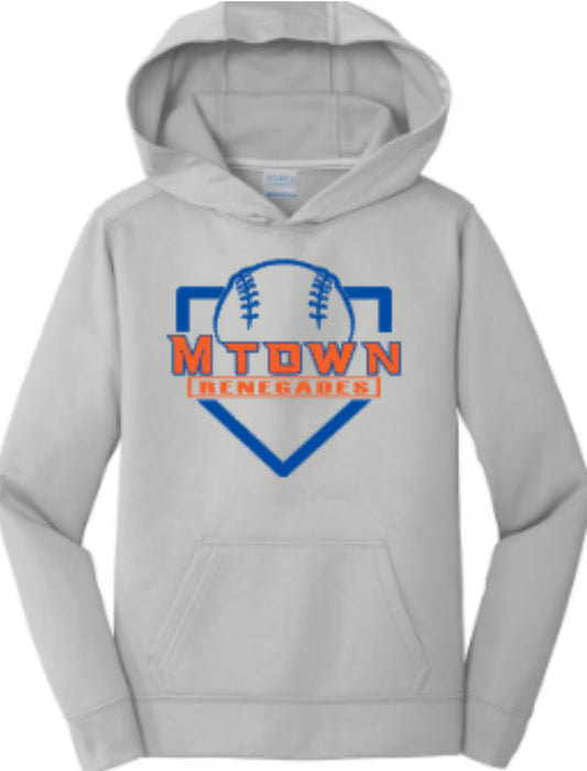 RENEGADES Dugout Performance Fleece Pullover Hooded Sweatshirt