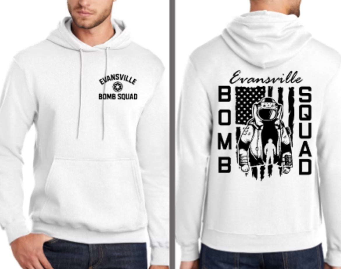 Evansville Bomb Squad USA Fleece Hooded Sweatshirt