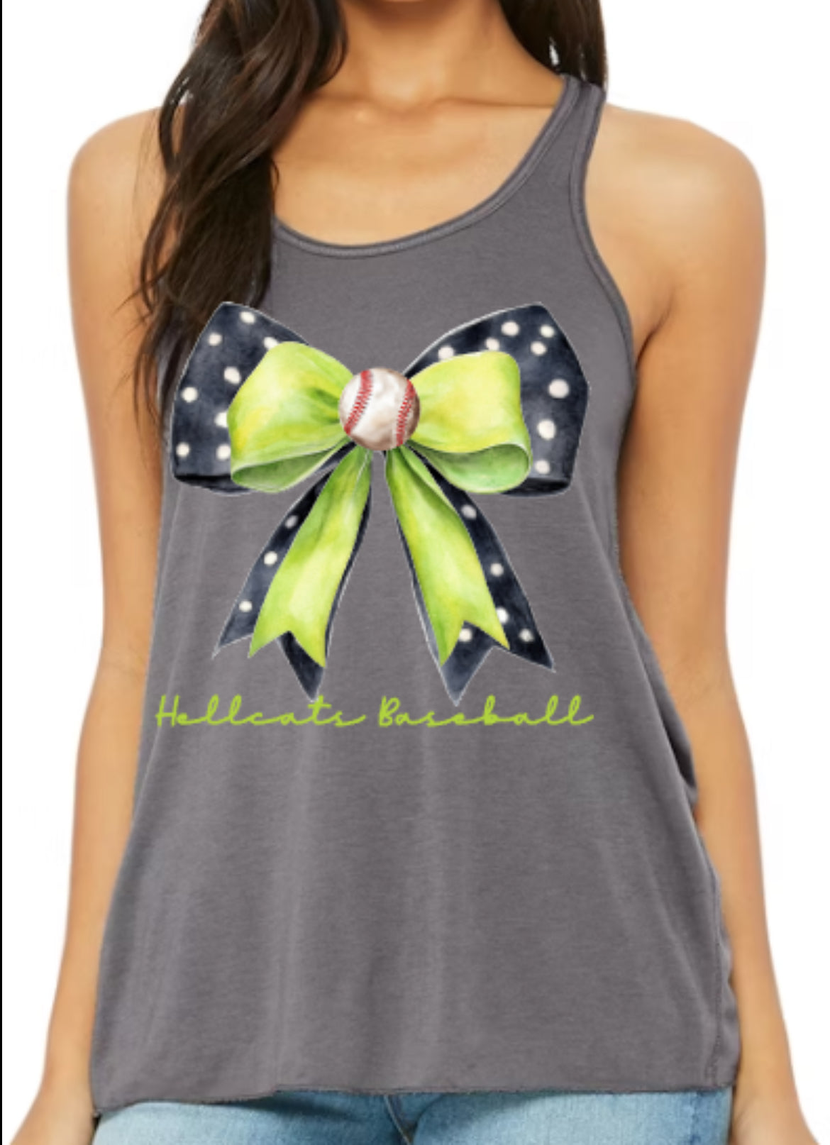 HELLCATS Coquette Flowy Racerback Tank