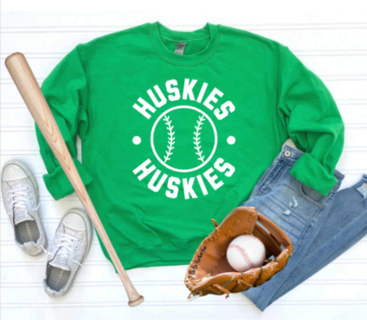 Huskies Fastball Crewneck Sweatshirt