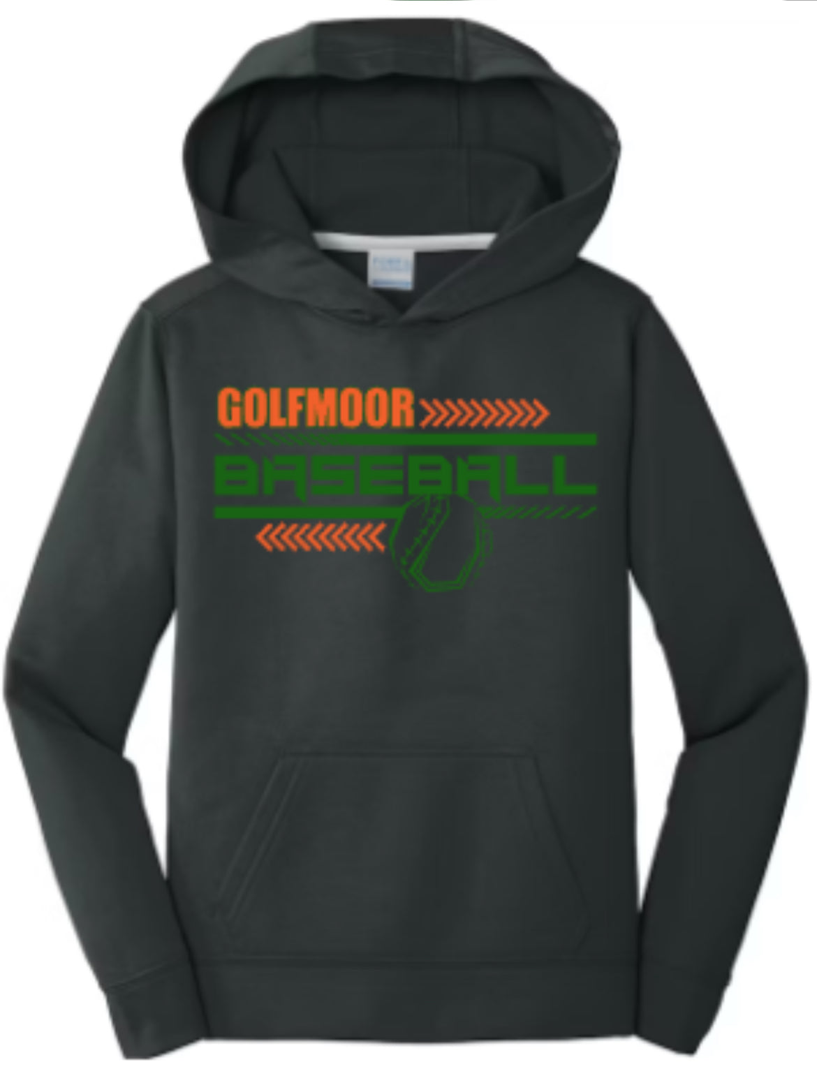 GOLFMOOR Baseball Unisex Performance Fleece Pullover Hooded Sweatshirt