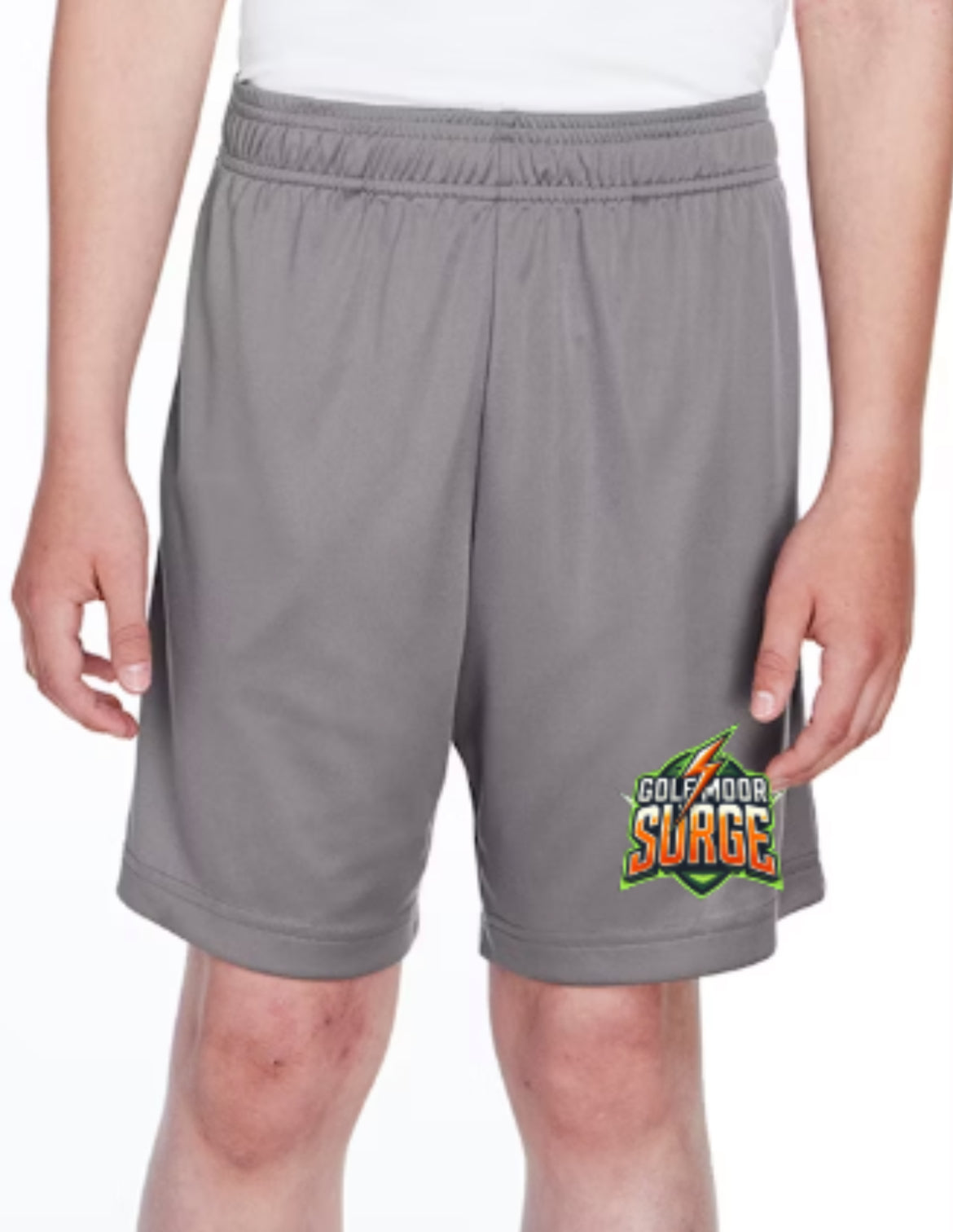 SURGE Logo Youth Zone Performance Short with Pockets