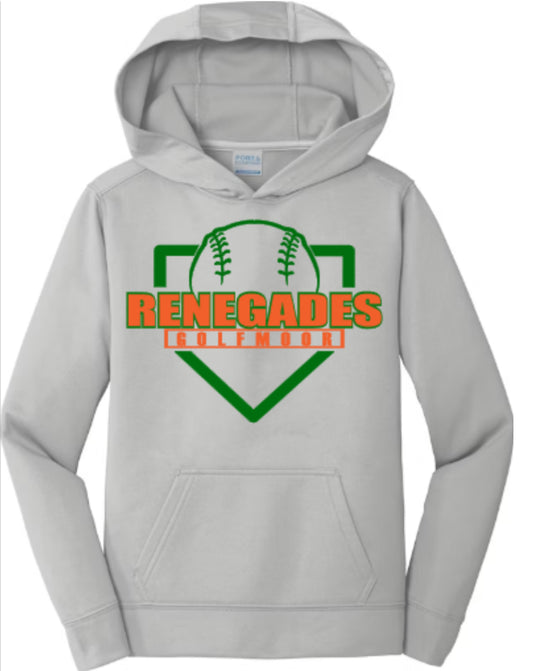 RENEGADES Dugout Performance Fleece Pullover Hooded Sweatshirt