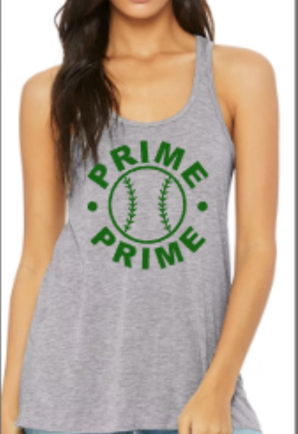 PRIME Fastball Ladies' Flowy Racerback Tank