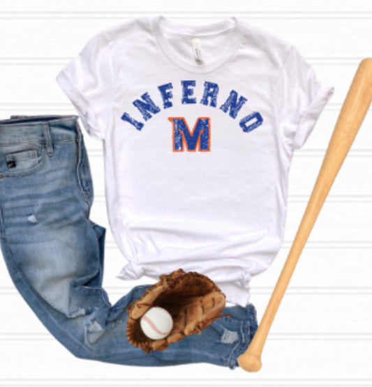 MTOWN  Inferno Base Hit Softstyle Tee