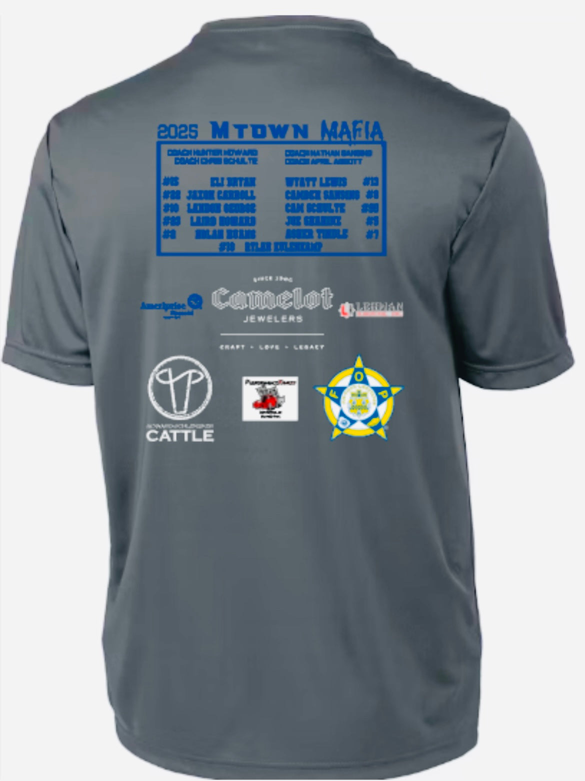 MTOWN MAFIA 2025 Roster Shirt