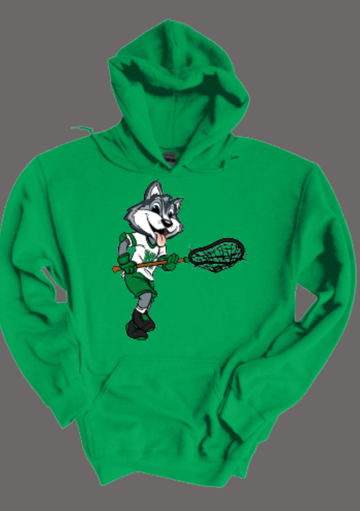 NORTH LACROSSE Mascot Hooded Sweatshirt