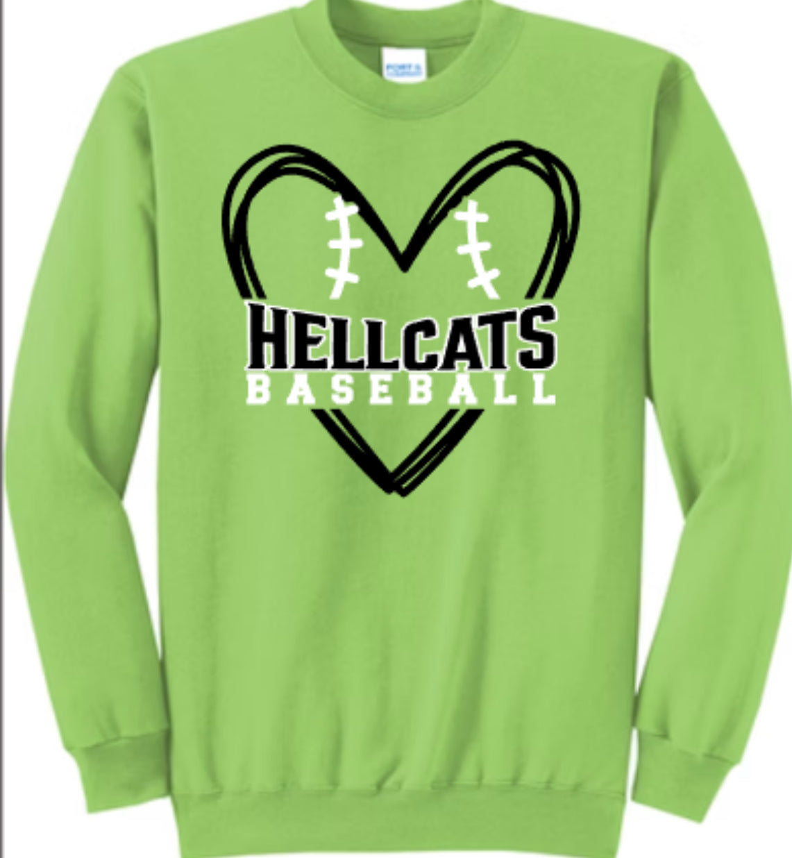 HELLCATS Heart Crewneck Sweatshirt
