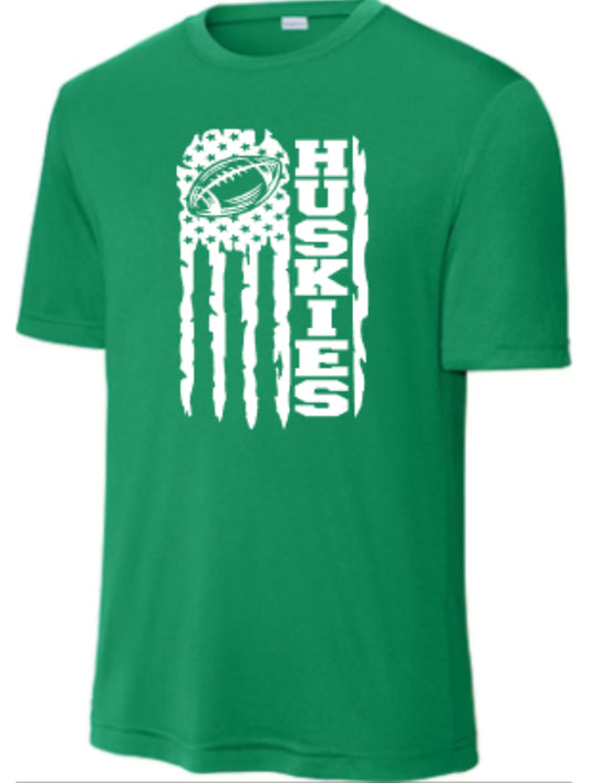 Huskies Football Americana Performance Tee